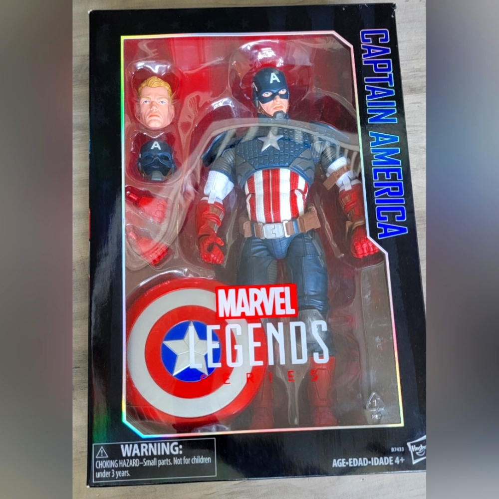 Marvel Legends CAPTAIN AMERICA 12 Inch Action Figure NEW OPEN BOX